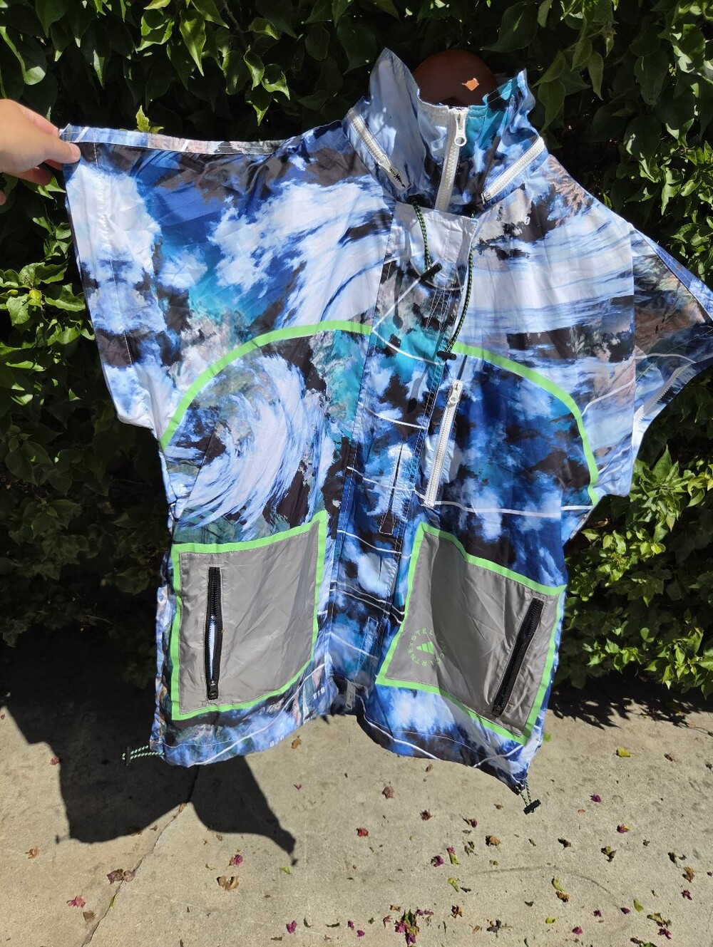 adidas Stella McCartney TrueNature Packable Jacket XS Recycled NWT $350
